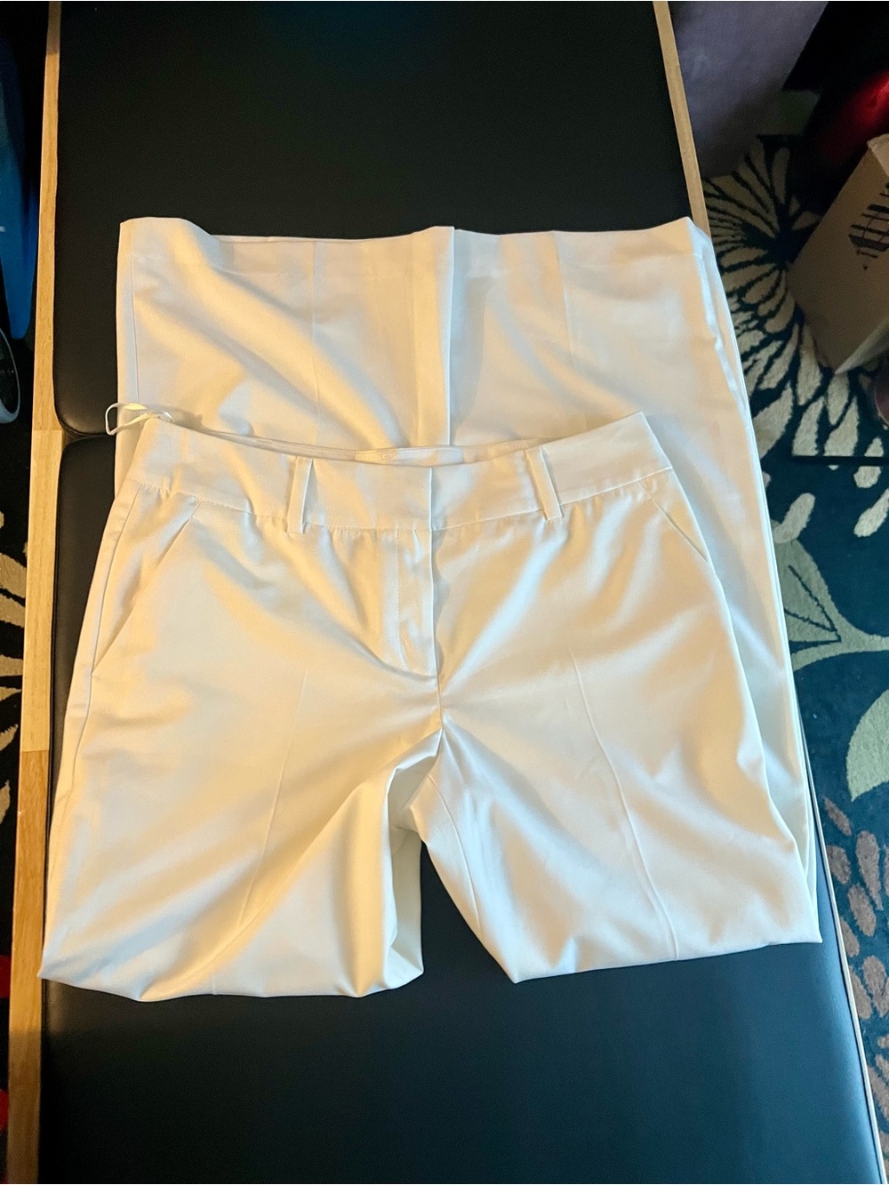 Jones New York White Flare Dress Pants - Picture 2 of 7